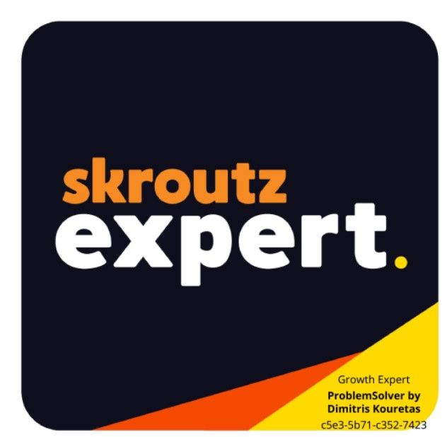Skroutz Growth Expert Badge - ProblemSolver by Dimitris Kouretas